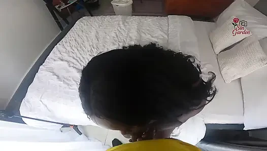 POV-doggystyle wird wild mit diesem riesigen ebenholzarsch