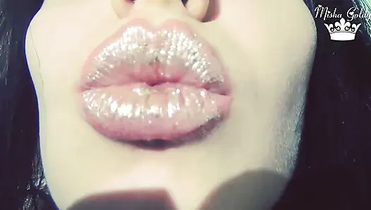 Golden lips