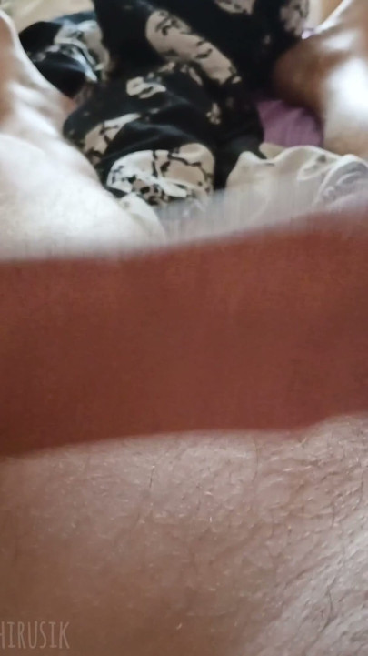 Step-son fucked hot with a big dick and ate cum! | Clip 1