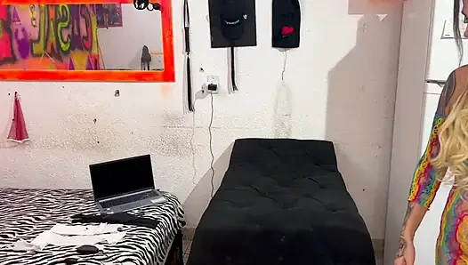 I went to get a tattoo on my vagina and the tattoo artist completely fucked me!