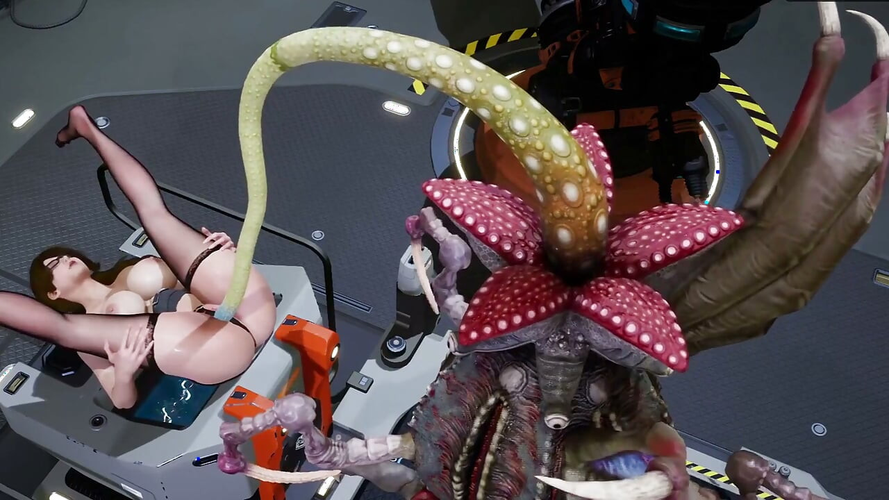 Bác sĩ vú to bị quái vật Lovecraftian đụ