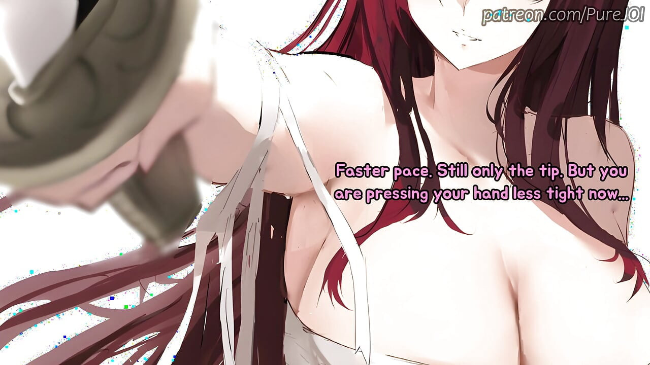 Krijg Erza Scarlet's Paizuri als beloning omdat ze haar gehoorzame jongen is (JOI)