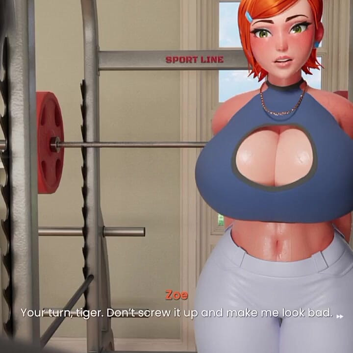 Gwen From Benten Is Fucked During Workout. She Saws My Hard Dick and Fucks