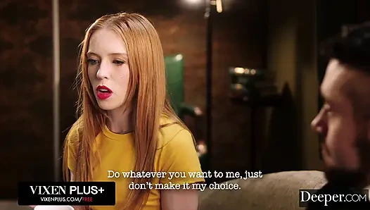 Deeper. Petite Submissive Redhead Madi Collins Can't Stop Squirting During Anal