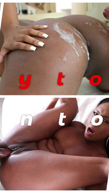 Thrilling moment from "Black babes too cute for porn"