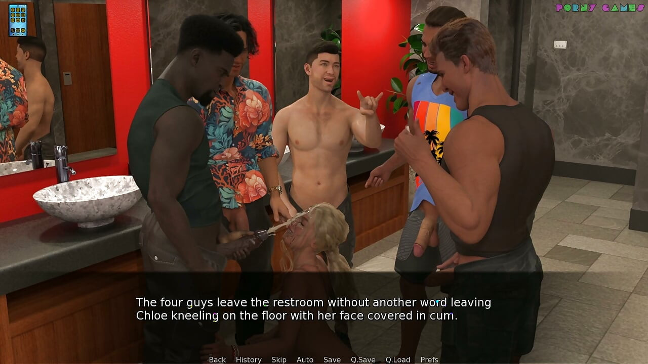 Paradise City by Twisted Arch - Cuck Watches How Wife Serves 5 Cocks, Cuck Gets Facefucked with Huge Dildo 14