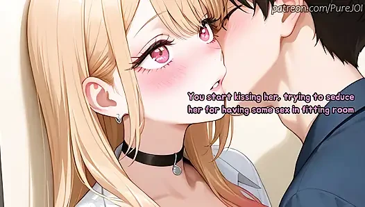 You have creampied Marin Kitagawa's pussy in the fitting room