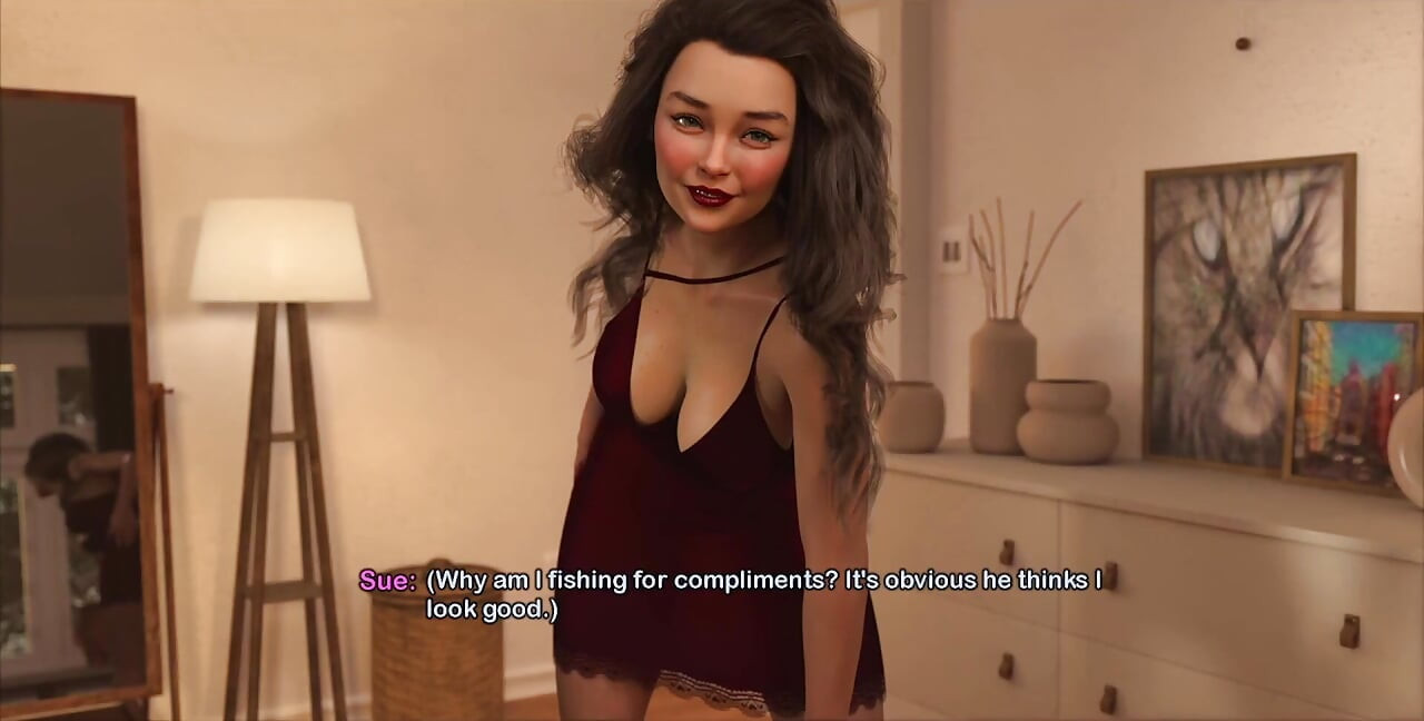 My Bimbo Dream - Sexy Stepmom Shows Me Her Perfect Fake Tits While I Work