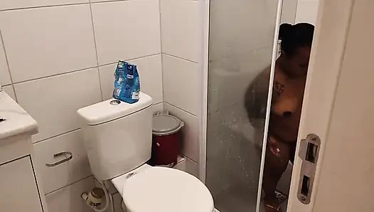 Papai Tomando Banho Junto Com anã Minizinha