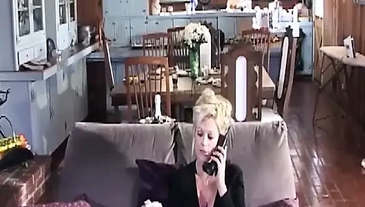 Mature Blonde MILF Takes Thick Cock Deep and Hard