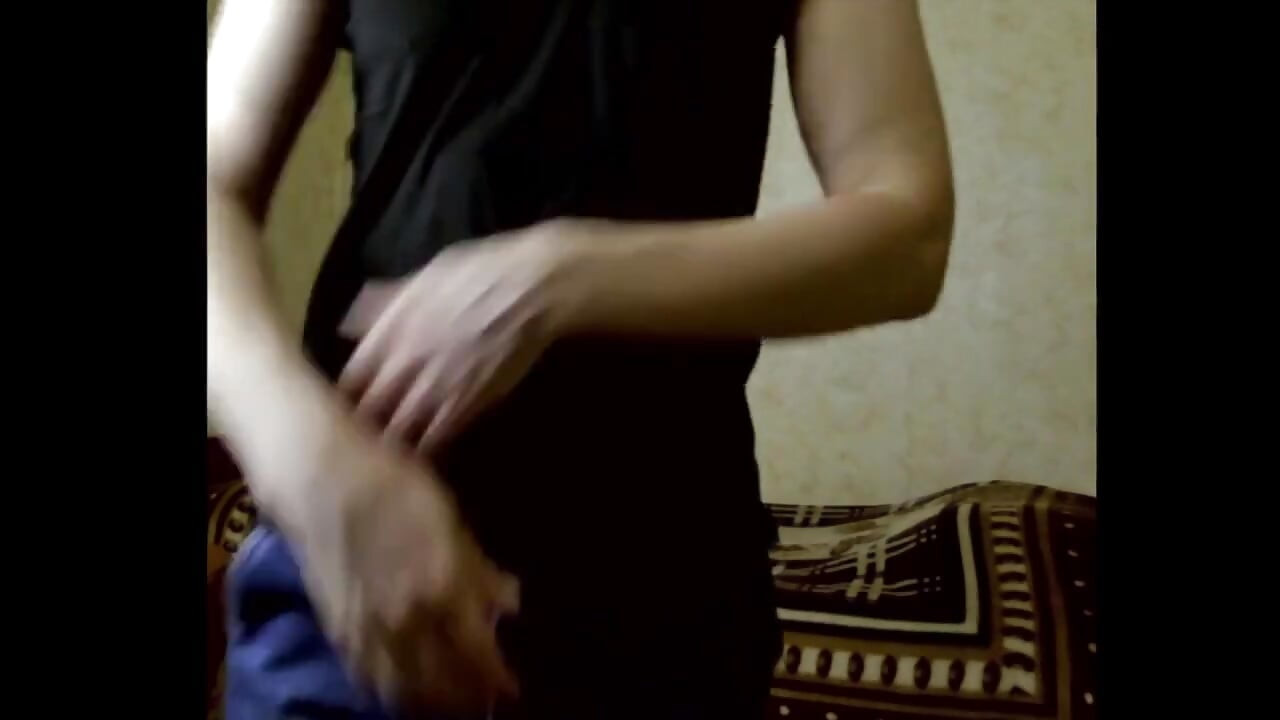 A guy with an imperfect body twirls in front of the camera in different outfits and shows his underwear.