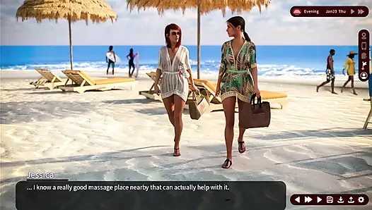 Whispers of desire - faithfull path 10 sarah terlihat luar biasa dengan bikini 2 buahnya