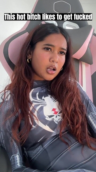Small desi girl Mia Z masturbates and reacts to hentai | Clip 2