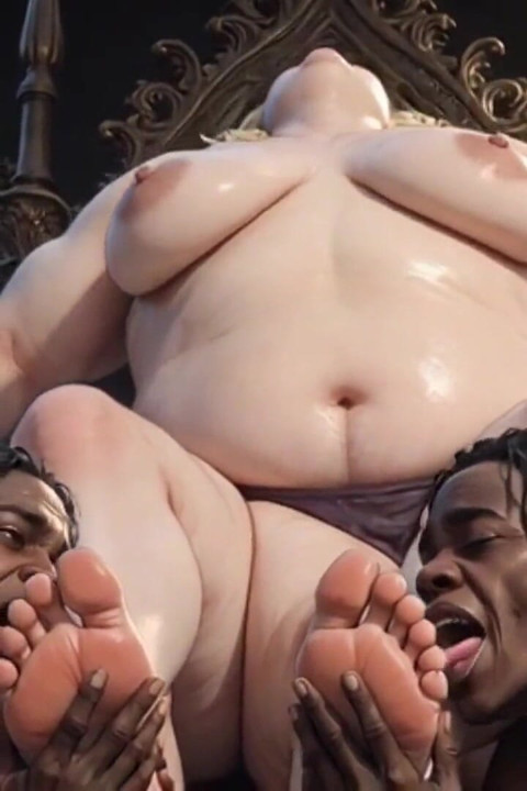 Slave Girls Passionately Sucking Lords Big Feet - Full of Lust