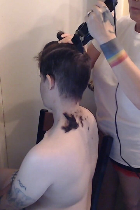 Correcting Barbers Mistakes Shaving Head