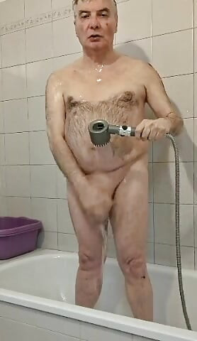 my dick in the shower