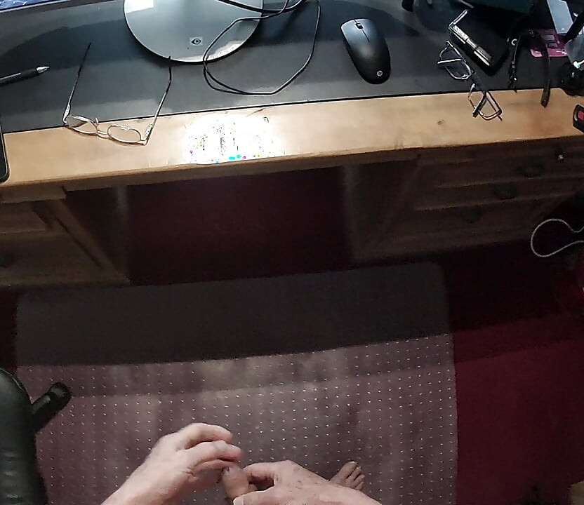 Ma vue en train de se branler