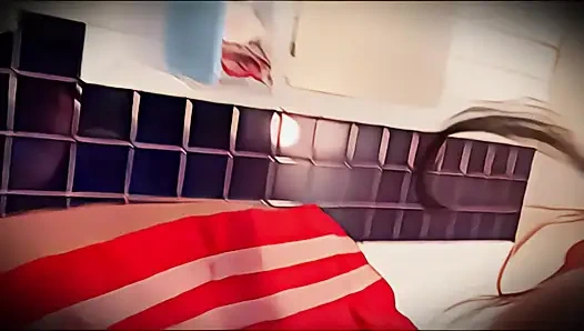 Denizci Sumomo Sun'a afrodizyak sperm enjekte ediyor.