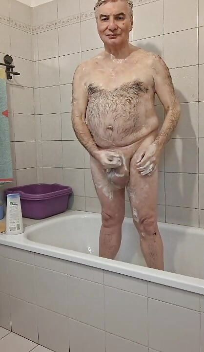my dick in the shower