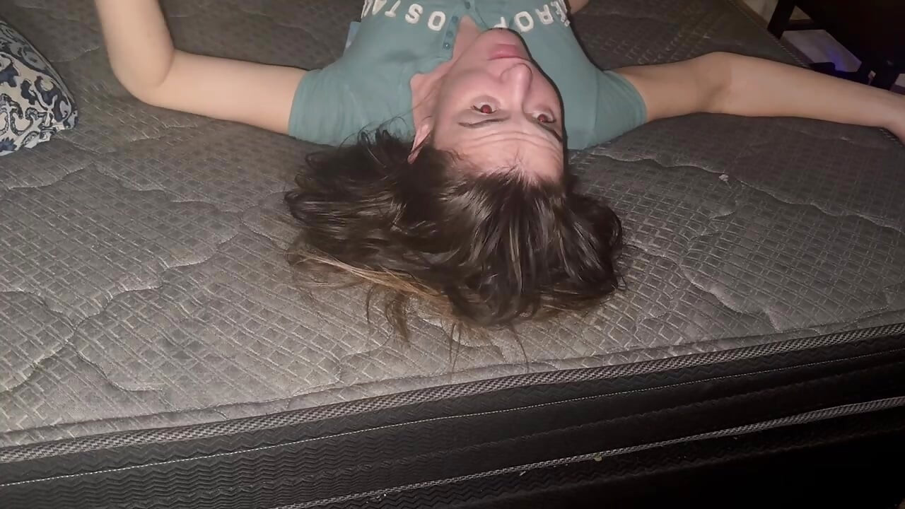 Jennyx taking her time enjoying Daddy Upside Down