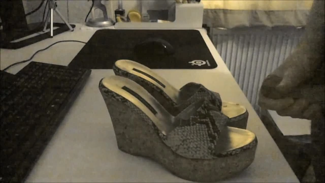 Studio Pollini platform cork wedges getting blasted