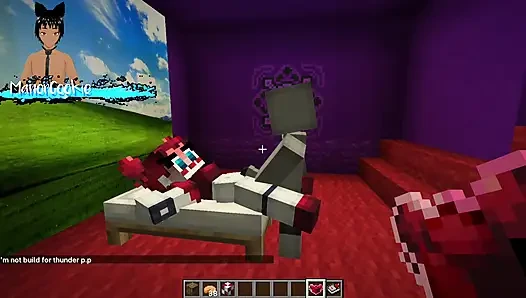 Minecraft Decor Mod FNAF - Showing off some freaky animatronics wearing some nice clothes