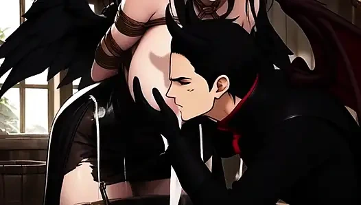 Angels and Demons Breastfeed Monsters