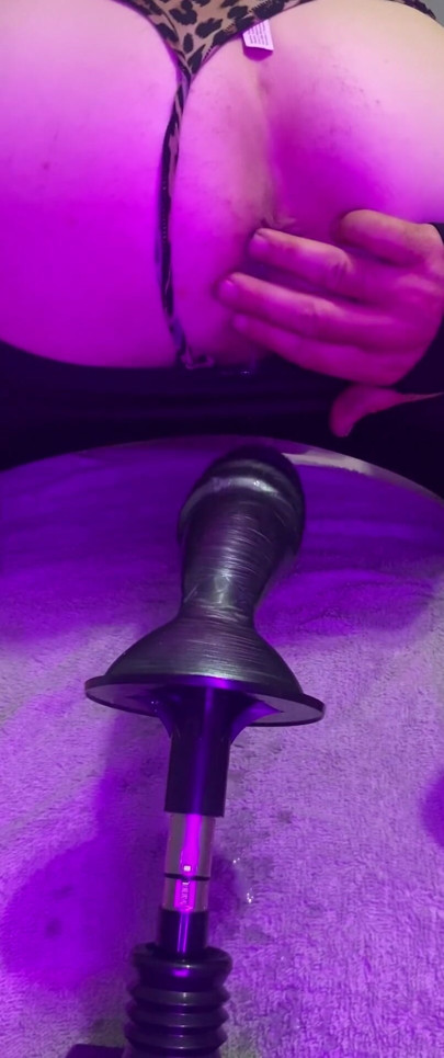 huge stepped anal plug | Clip 3
