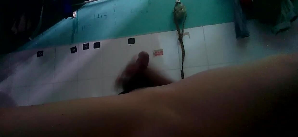 Voyeurism of his masturbating in the motel