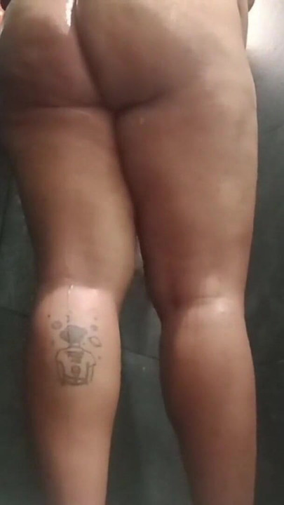 Captivating moment from "Chubby wife in shower"