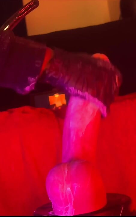 Sexy Slutty Femboy Gapes Hole with Big Dildo - Nasty Creamy Butt Play