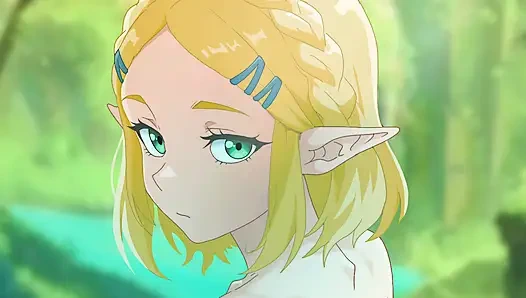 ZELDA LUTSCHT UND FICKT ENDLICH LINKS RIESIGEN SCHWANZ MIT IHREM PERFEKTEN ARSCH. ZELDA HENTAI ANIMATION