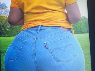 Verrückter Hintern, heiße Latina-Jeans mit dickem Arsch, Tribut 2