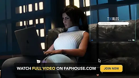 Croft Adventures Oyunu Hentai Parodisi Bölüm 8 Sürpriz Kütüphaneci BDSM Online Yapacak!