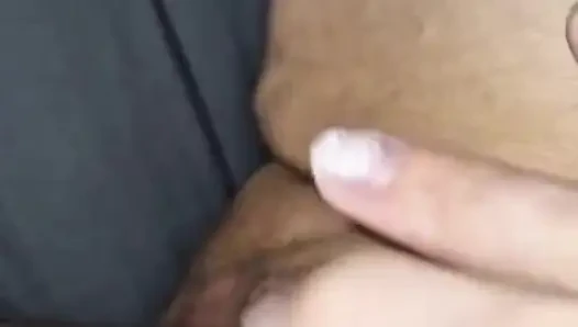 I finger myself. My cunt is nice and wet. 1 of 2