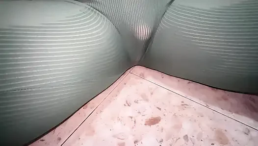 Wet fingers inside a young girl's pussy
