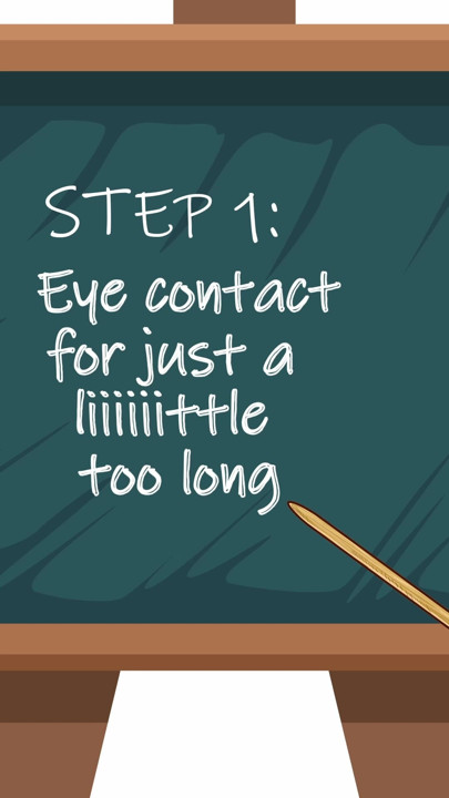 How to flirt in under 30 seconds