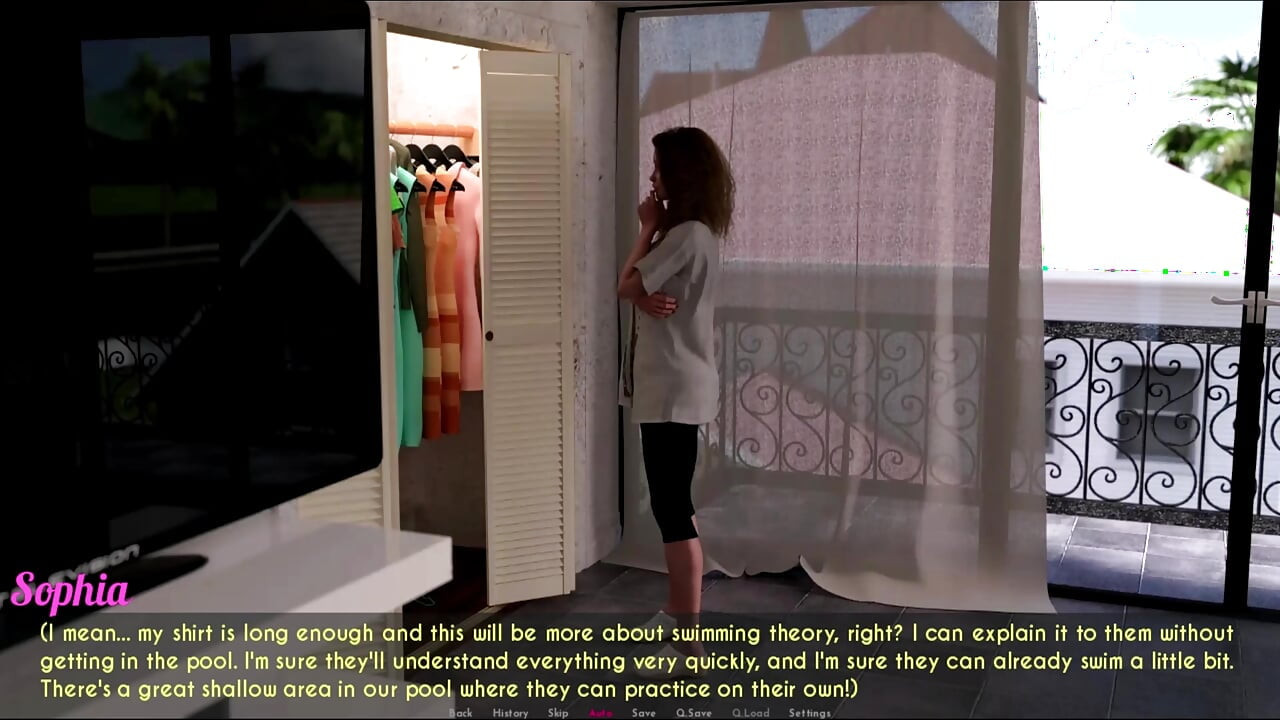 Dia 4 - Parte 3 - Sofia ensinou os meninos como nadar