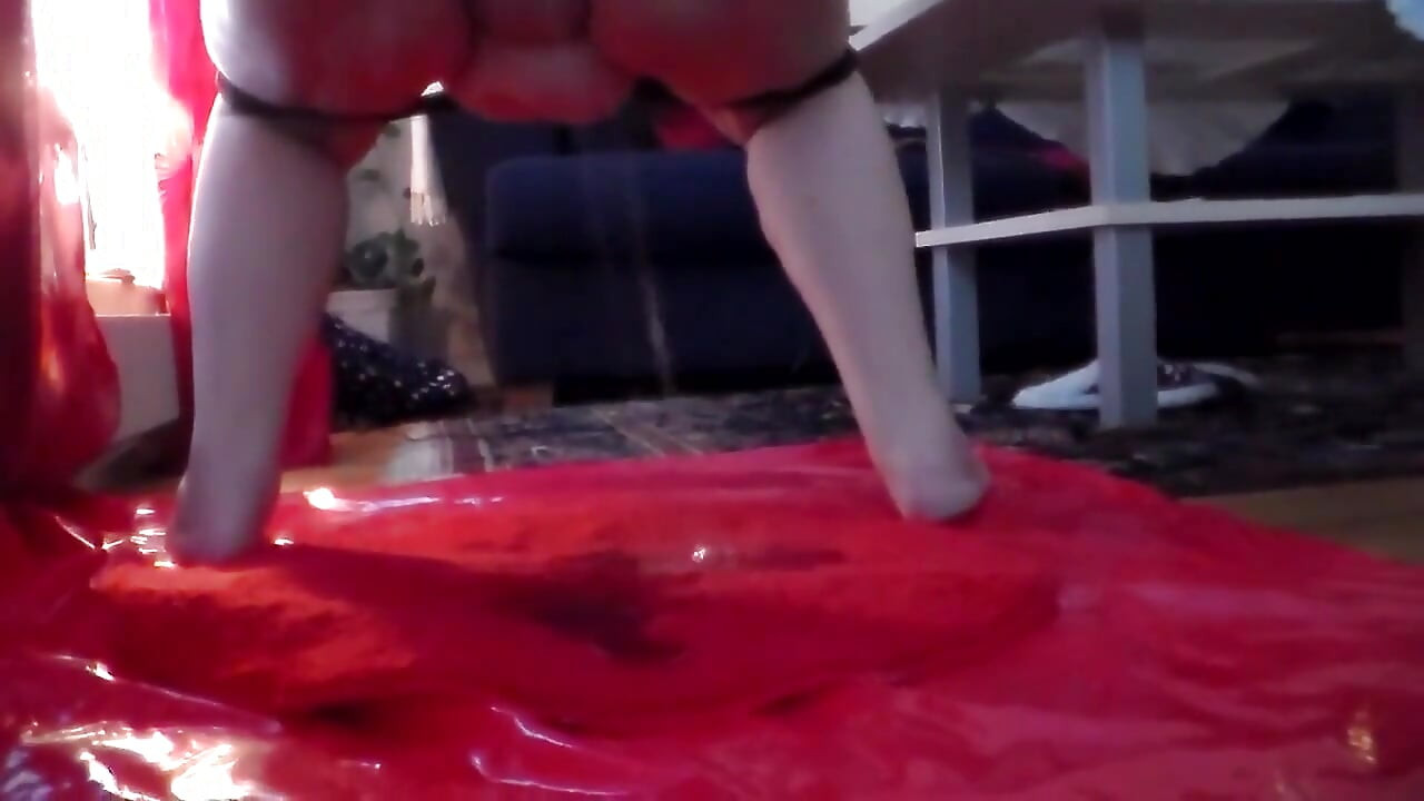 Jen Is Peeing on a Towel