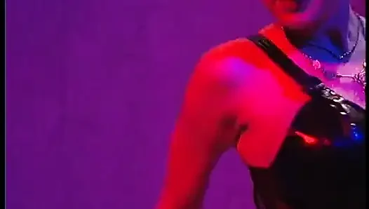 Amazing blonde slut blows a few cocks and swallows a glass of semen in the secret room