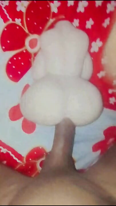 Equipped with a sex toy