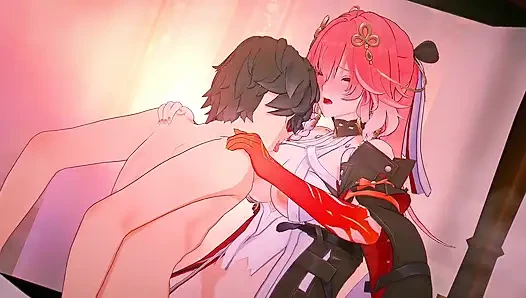Titreyen dalgalar - Changli ateşli seks animasyonu - 3 boyutlu hentai inliyor ve zevk
