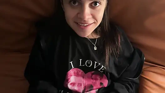 He Thought His Stepsister Wouldnt Post This. My Blowjob RAW Footage With Dirty Talk