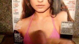 Сперма на лице Mila Kunis
