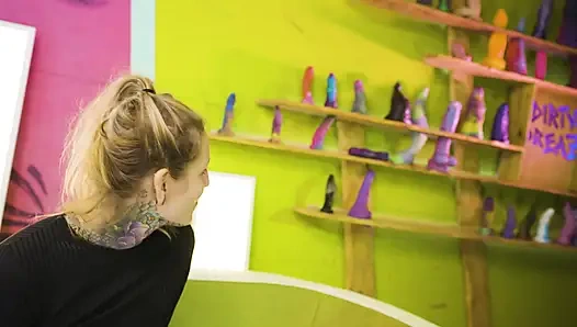 Inked Blonde Destroys Her Pussy with Insane Toys Z-FILMZ Toywall