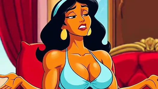 Slutty Princess and a Lustful Genie Rub a Lamp