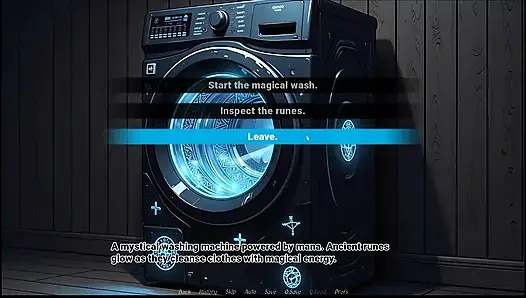 ArchAlchemy TABOO Hentai Game Ep.14 STEP SON CAUGHT with a huge BONER by the laundry machine !
