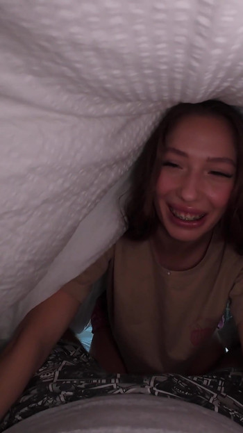 Morning Surprise, Waking Him Up with Kisses Under the Sheets | Clip 1