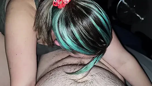Sucking him till he is completely drained and ready for bed