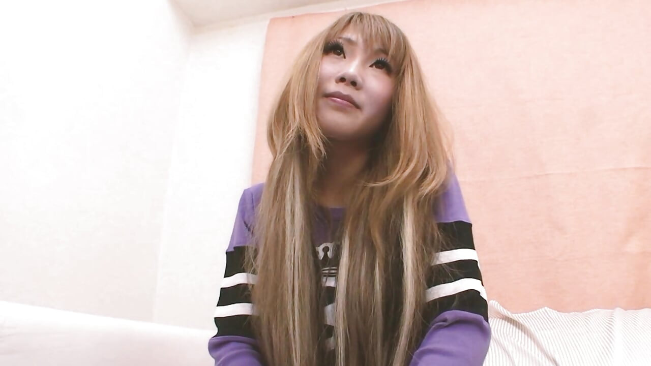 Tight Asian Pussies Scene 3: Japanese Blonde Teen Masturbates Her Hairy Pussy with a Dildo